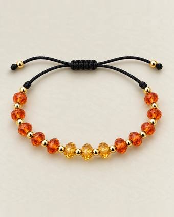 Pulsera de cristal ámbar