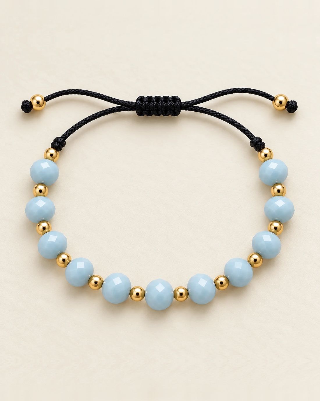 Pulsera de cristal azul hielo, foto 1 de 2