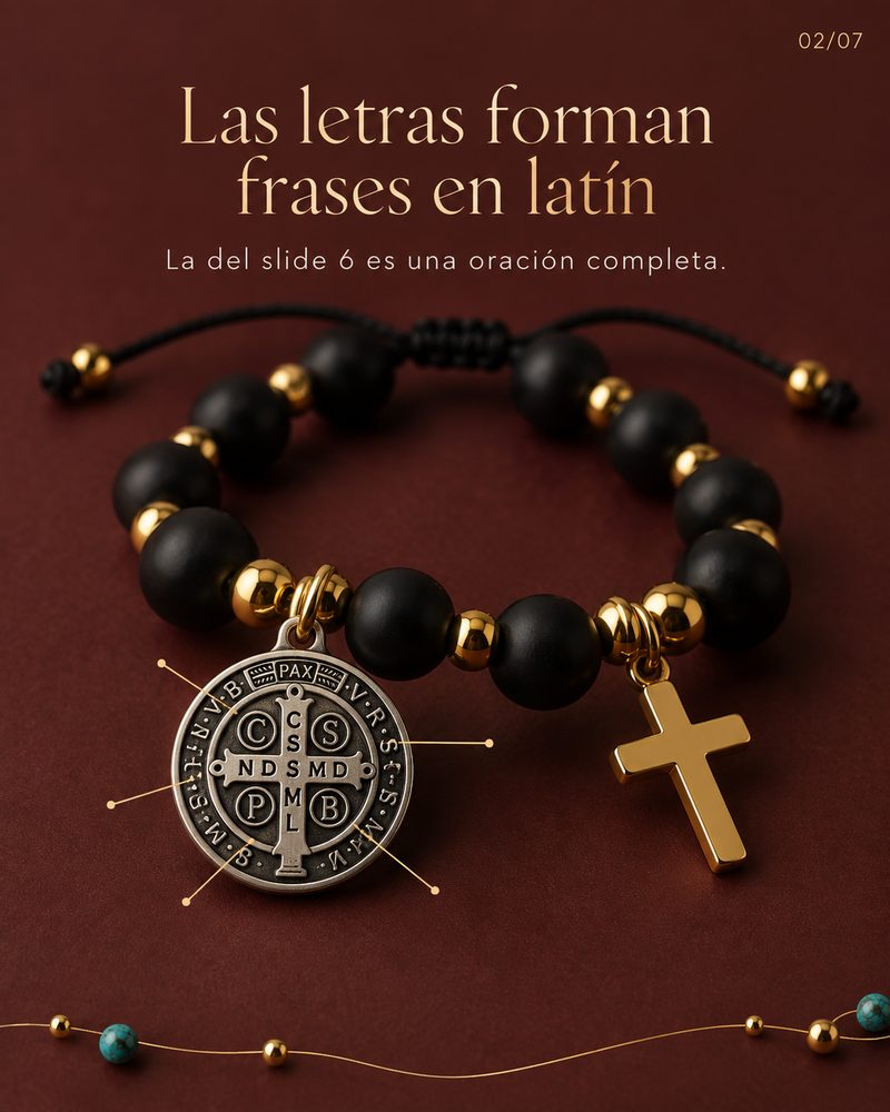 Las letras forman frases en latín