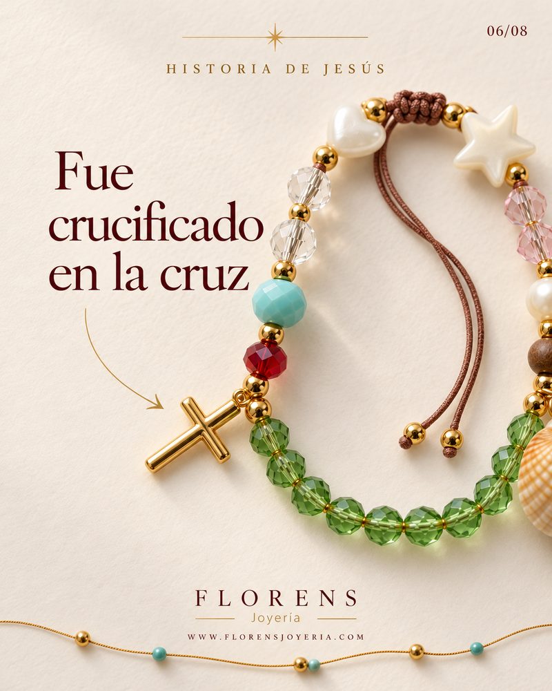 Fue crucificado en la cruz