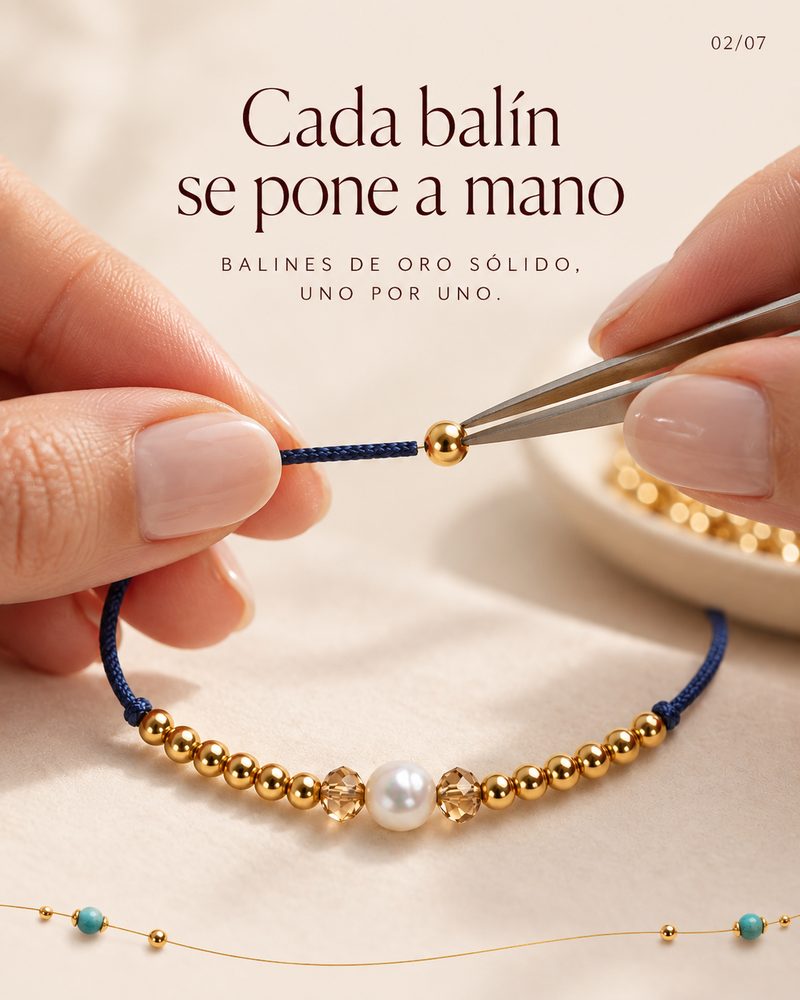 Cada balín se pone a mano