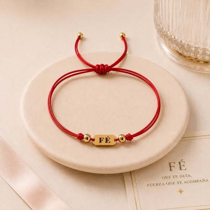 Pulsera Fe roja