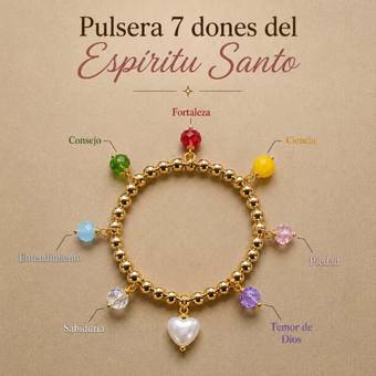 Pulsera 7 dones del Espíritu Santo