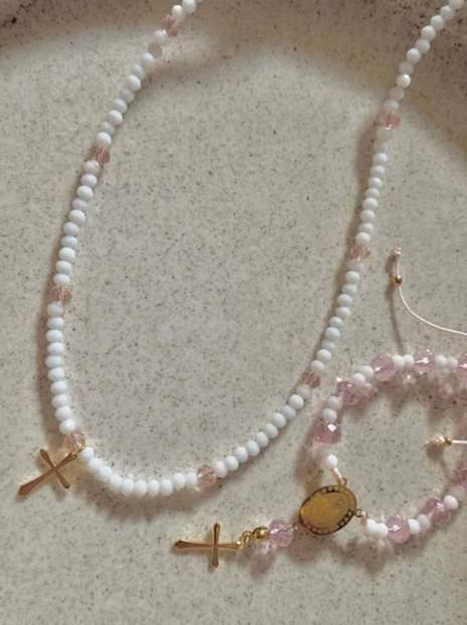 Conjunto pulsera denario y collar