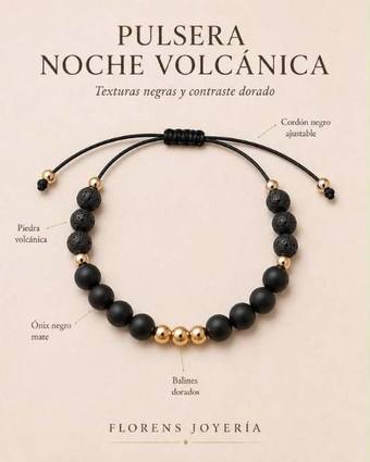 Pulsera Noche Volcánica