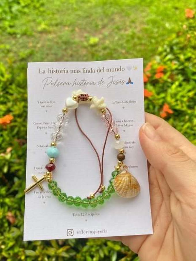 Pulsera Historia de Jesús, verde