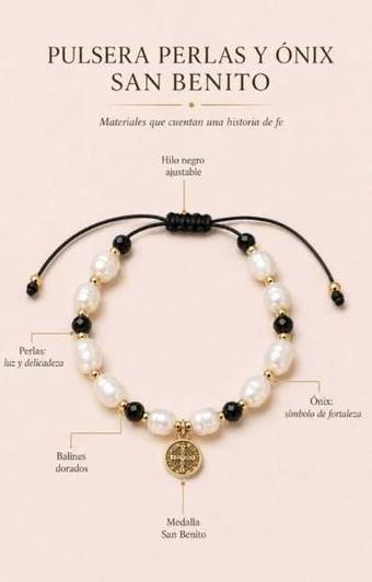 Pulsera Perlas y Ónix San Benito