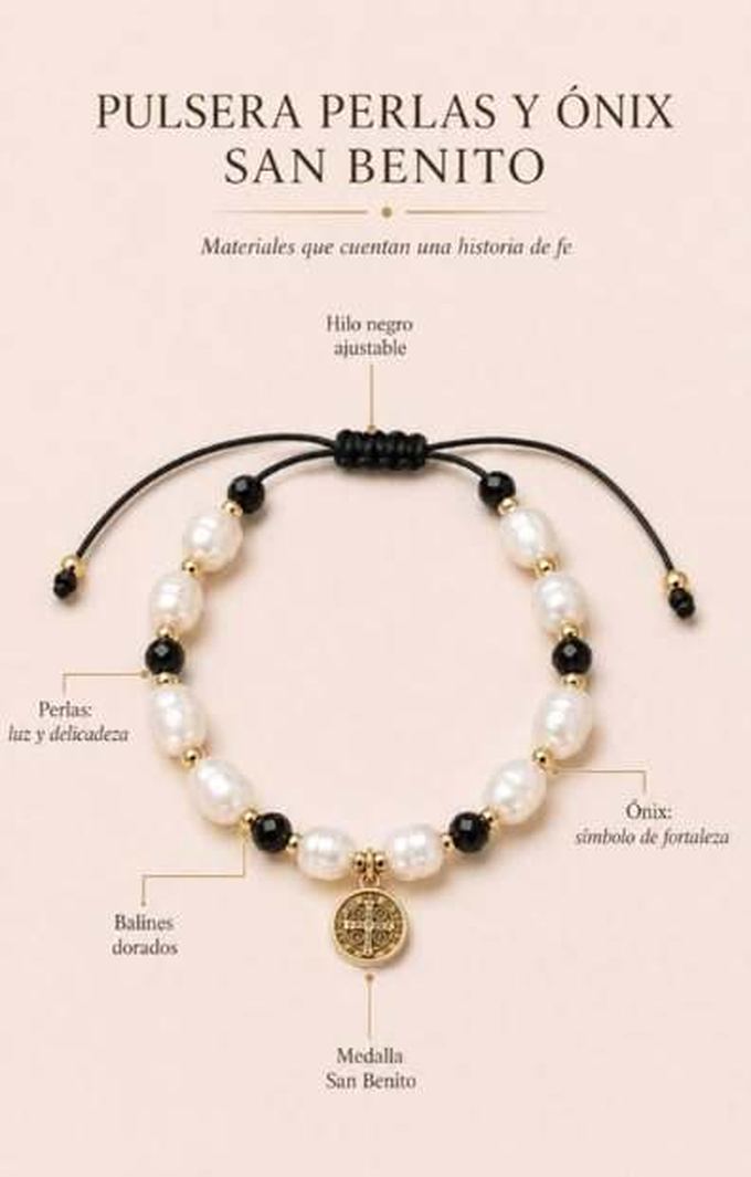 Pulsera Perlas y Ónix San Benito