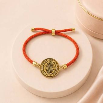Pulsera San Benito roja