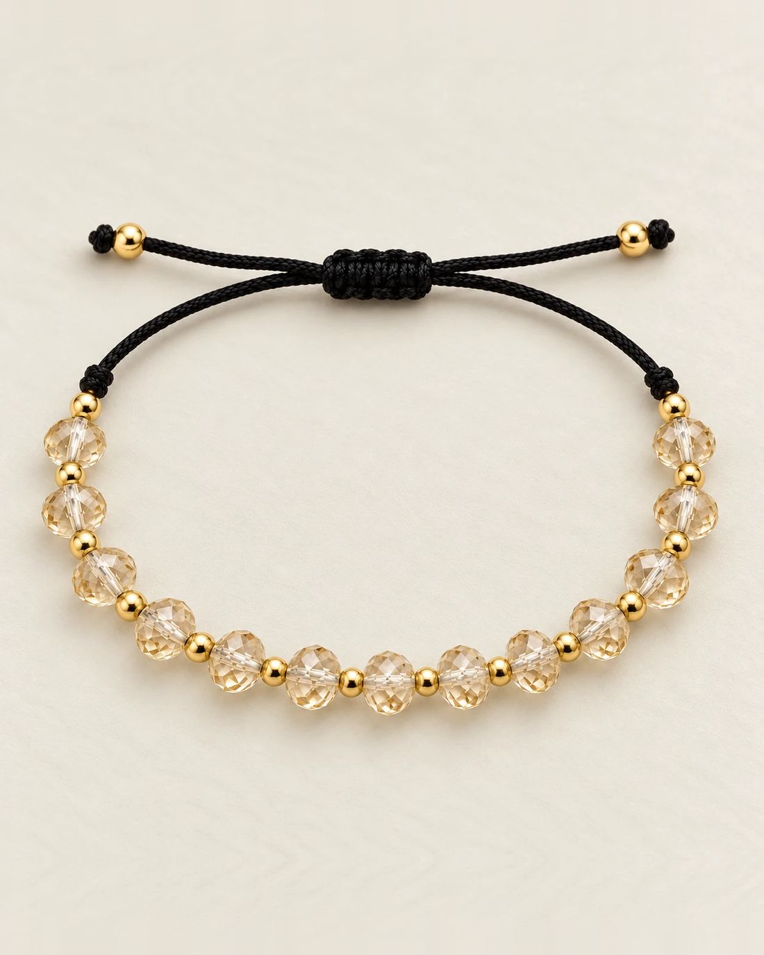 Pulsera de cristal champán, foto 1 de 2