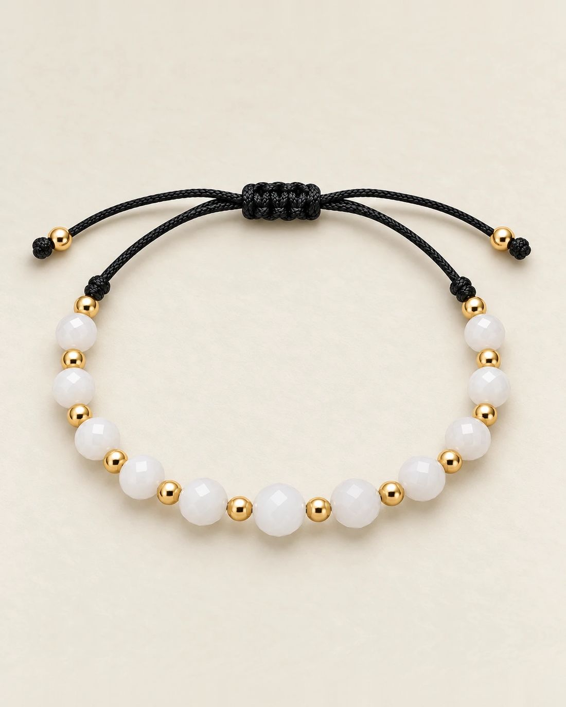 Pulsera de cristal blanco, foto 1 de 2