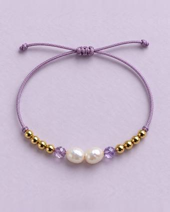 Pulsera Lila Dúo