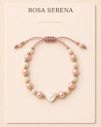 Pulsera Rosa Serena