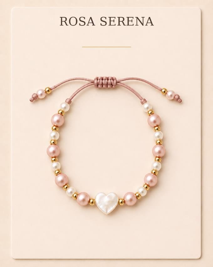 Pulsera Rosa Serena