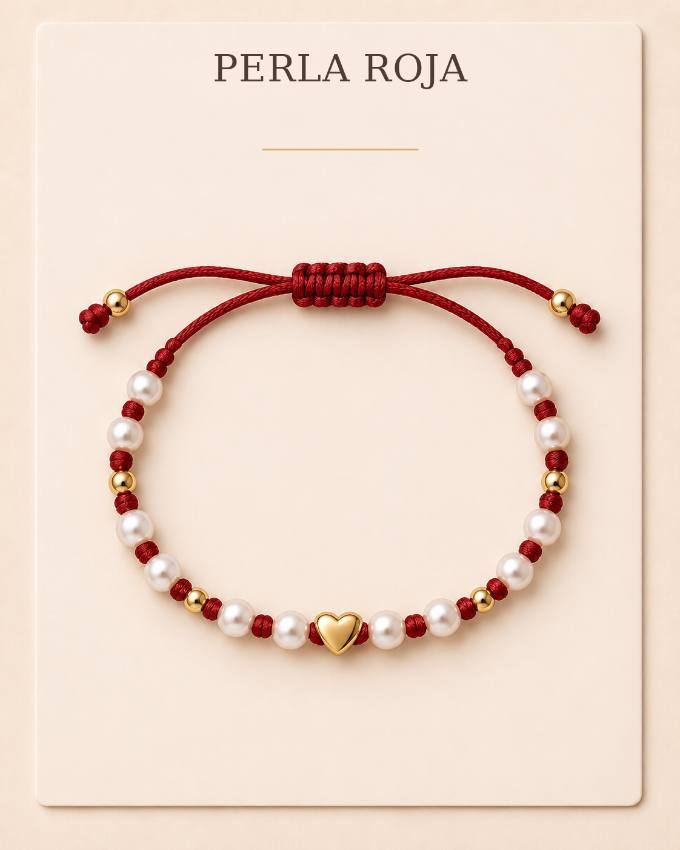 Pulsera Perla Roja