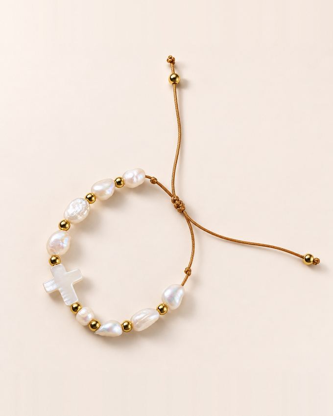 Pulsera Perla de Fe