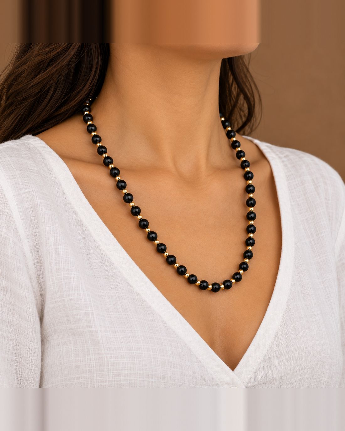 Collar de ónix y oro, foto 3 de 3