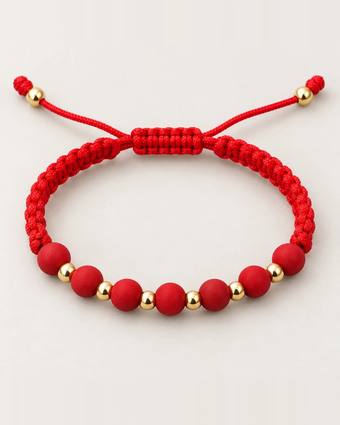 Pulsera Roja y Oro