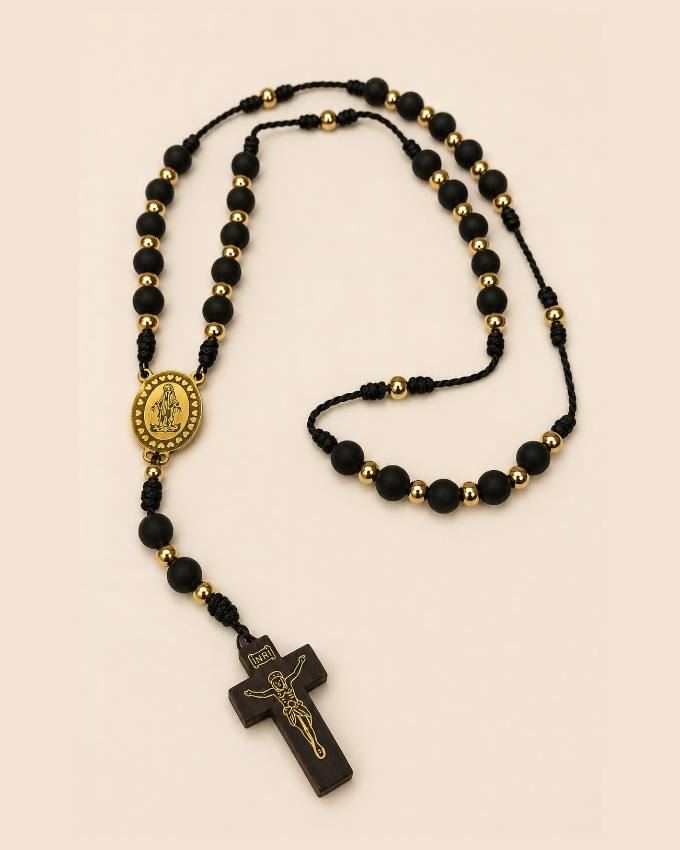 Rosario Virgen Milagrosa con crucifijo