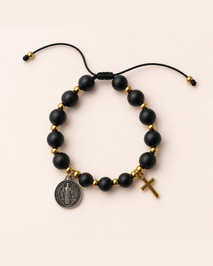 Pulsera San Benito negra