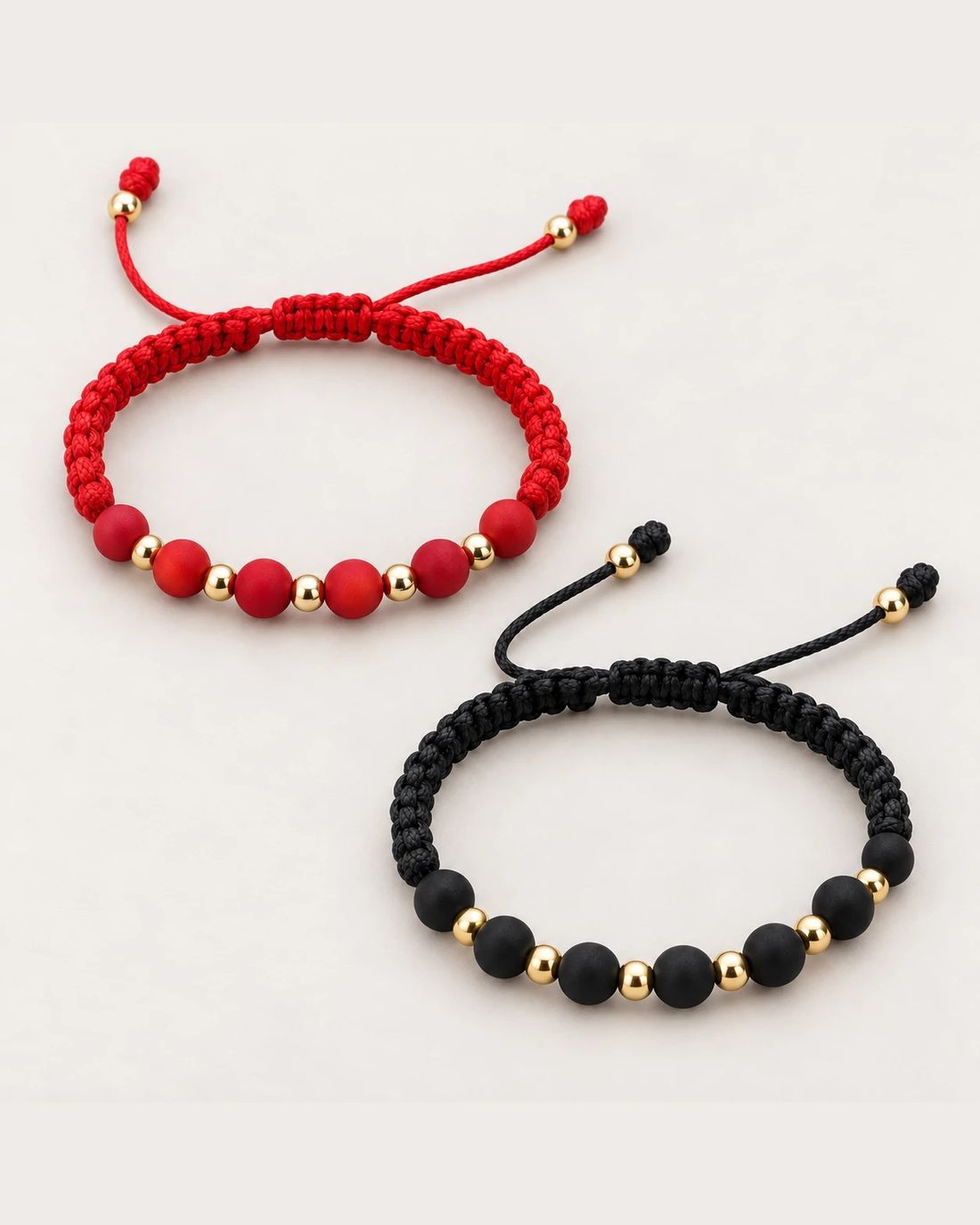 Pulsera Dúo Rojo y Negro, foto 1 de 2