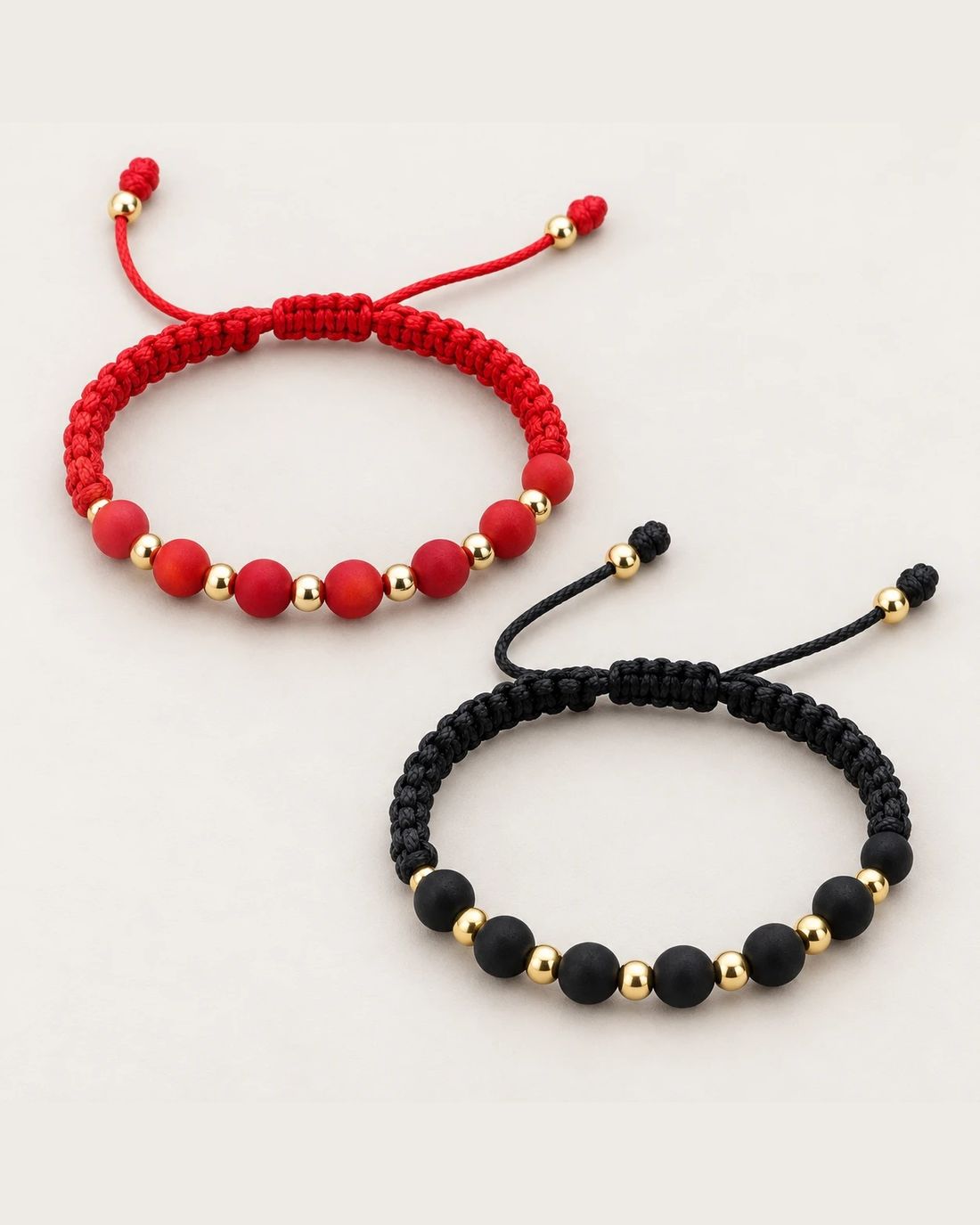 Pulsera Dúo Rojo y Negro, foto 2 de 2